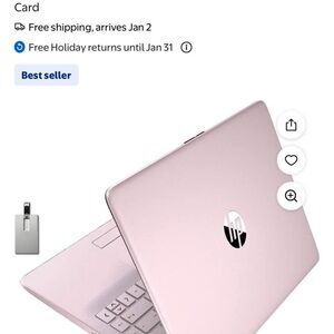 HP Light Pink Laptop